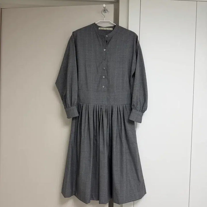 [BUNJANG] LFM Shirred Checkered Long Dress / Lfm 셔링 원피스