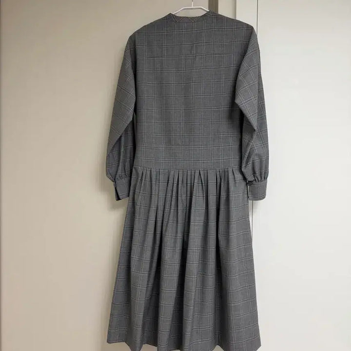 [BUNJANG] LFM Shirred Checkered Long Dress / Lfm 셔링 원피스