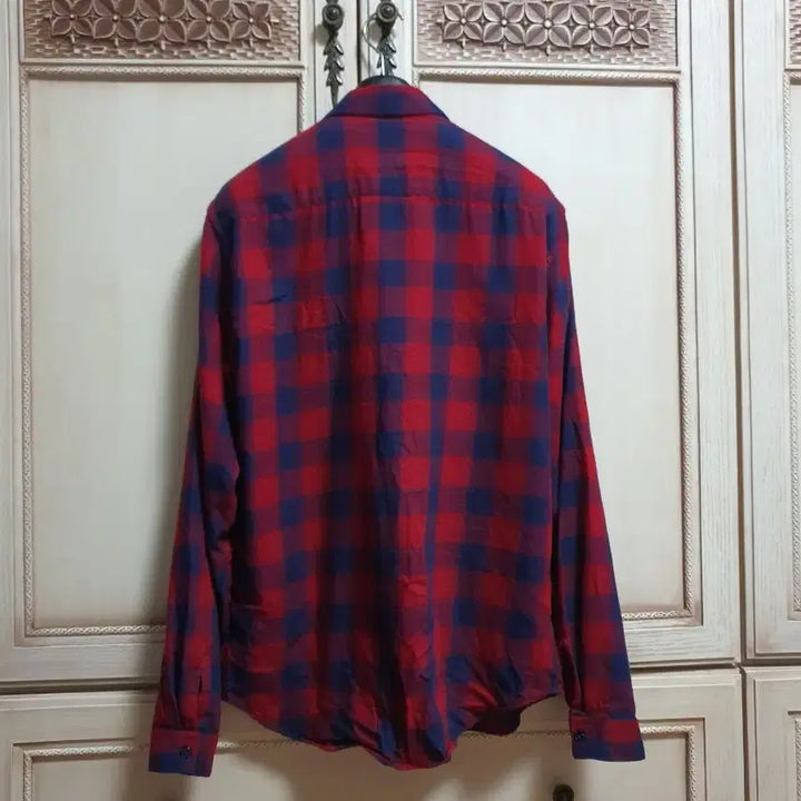 [SOLD OUT] sandro 산드로 옴므 옴브레 버팔로 체크 셔츠 남방 L 95~100
