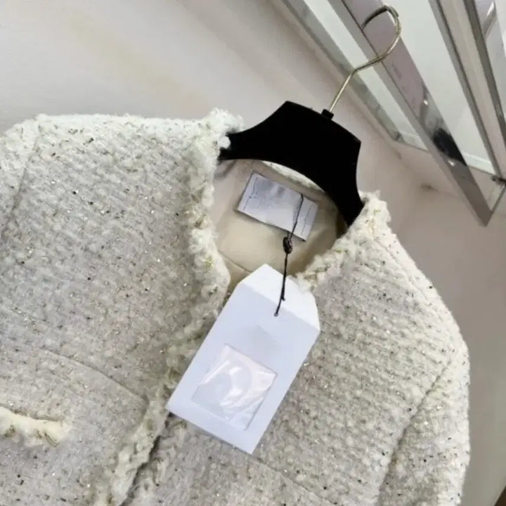 [BUNJANG] Premium Classic Pearl Tweed Jacket / 프리미엄 클래식 펄 트위드 자켓 S