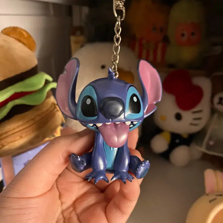 [BUNJANG] Disney Stitch Lotte Cinema Figure Keyring / [단순보관] 스티치 롯데시네마 피규어 키링