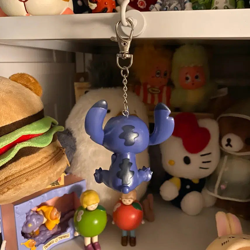 [BUNJANG] Disney Stitch Lotte Cinema Figure Keyring / [단순보관] 스티치 롯데시네마 피규어 키링
