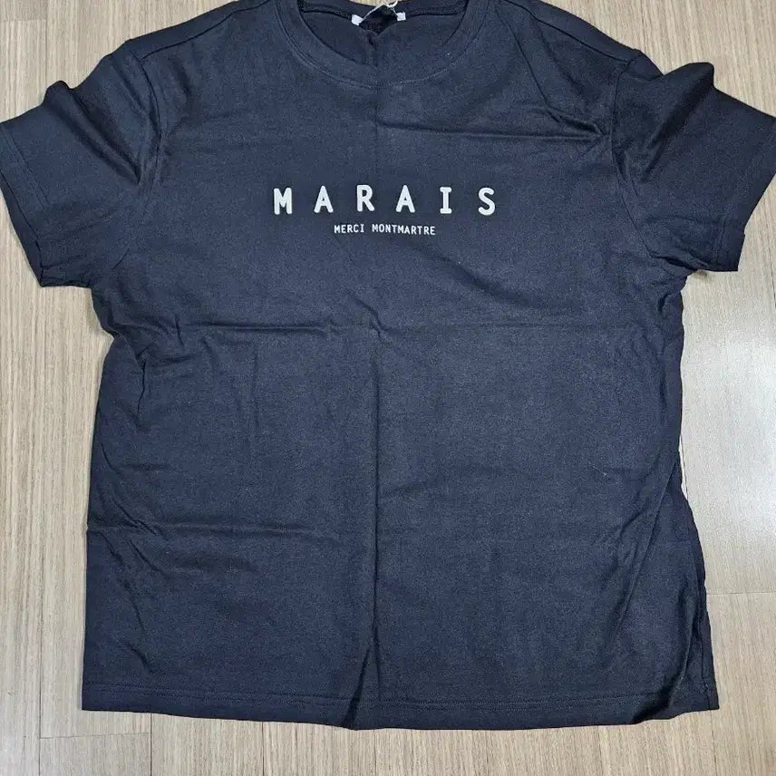 [BUNJANG] MARAIS Black Short Sleeve T-shirt / MARAIS 블랙 반팔 티셔츠