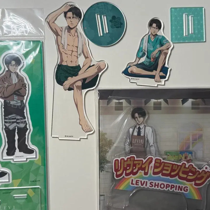 [BUNJANG] Attack on Titan Levi Chibi Acrylic Stand / 진격의 거인 리바이 치비 어린시절 노비에이스 극락탕 라쿠스파 아크릴 양도
