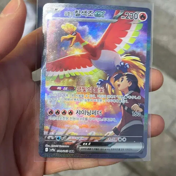 [BUNJANG] Seven-Colored Bird SAR Trading Card / 칠색조 sar 판매합니다.