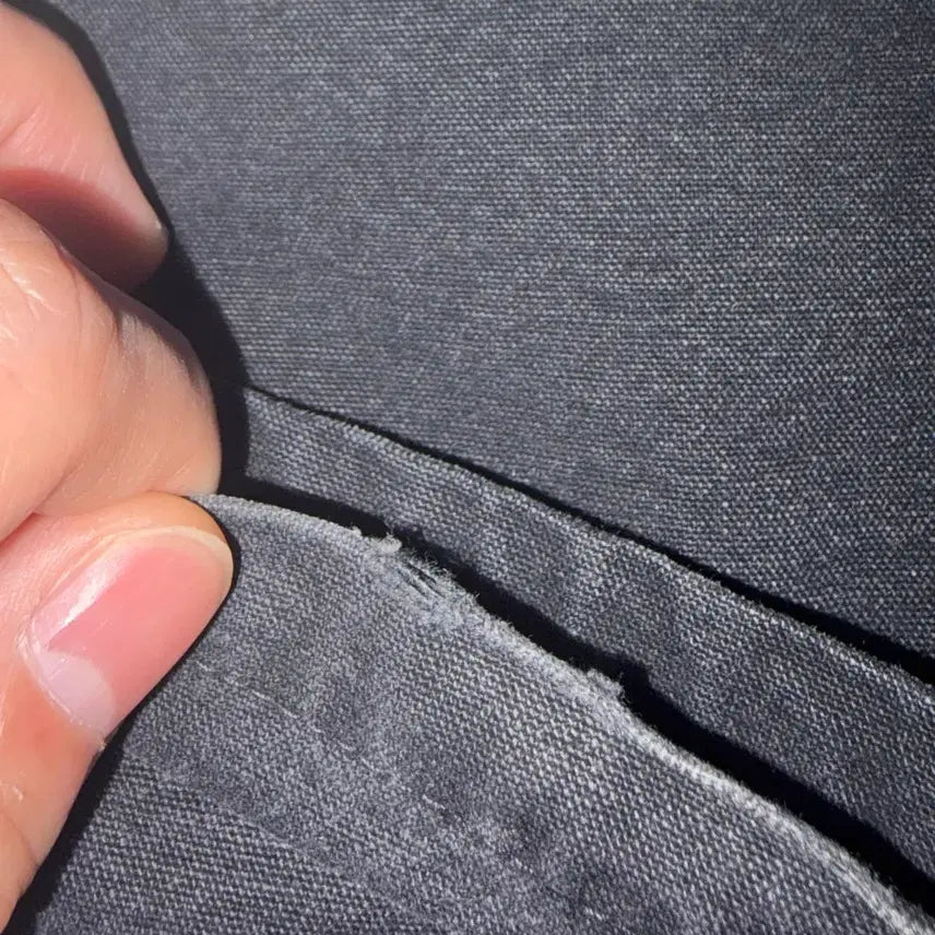 [BUNJANG] Polytelu Patched Hammer Dark Charcoal Navy Pants / (1) 폴리테루 패치드 해머 다크차콜네이비