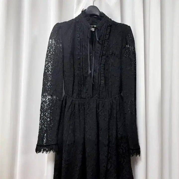 [BUNJANG] Ralph Lauren Black Lace Dress / 랄프로렌 블랙 레이스원피스