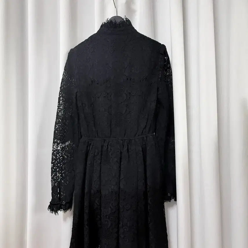 [BUNJANG] Ralph Lauren Black Lace Dress / 랄프로렌 블랙 레이스원피스