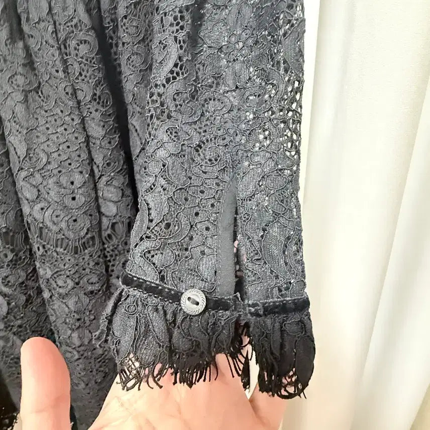 [BUNJANG] Ralph Lauren Black Lace Dress / 랄프로렌 블랙 레이스원피스