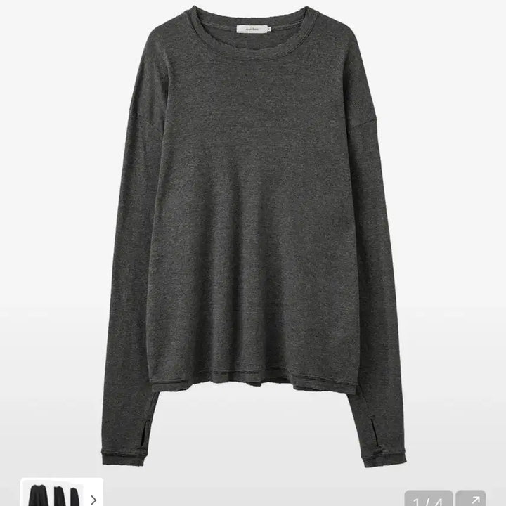 [BUNJANG] Arban Stripe Finger Hole Long Sleeve / 아르반 스트라이프 핑거홀 롱슬리브