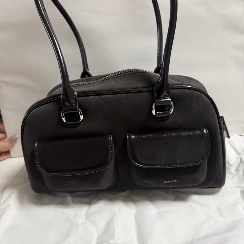[BUNJANG] Stand Oil Chুবy Bag Marron Combi / 스탠드오일 츄비백 마론 콤비