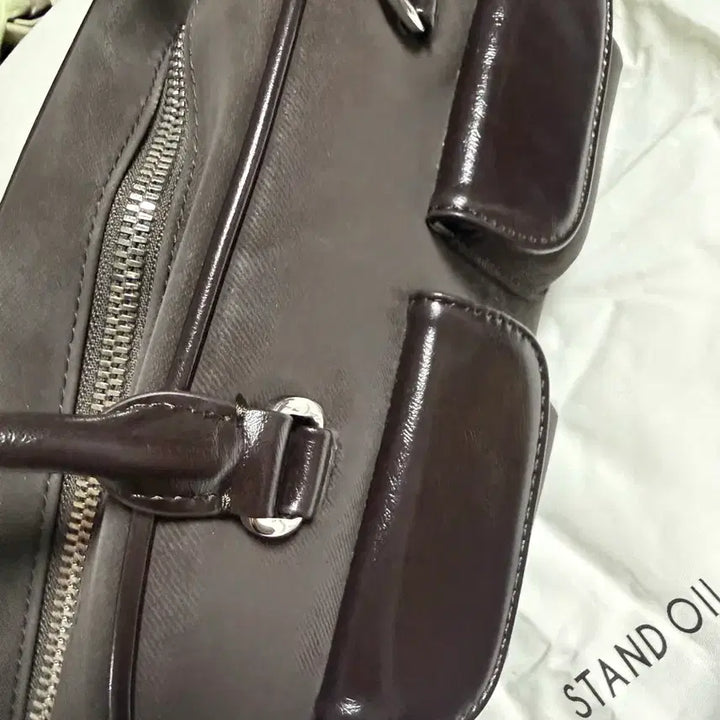 [BUNJANG] Stand Oil Chুবy Bag Marron Combi / 스탠드오일 츄비백 마론 콤비