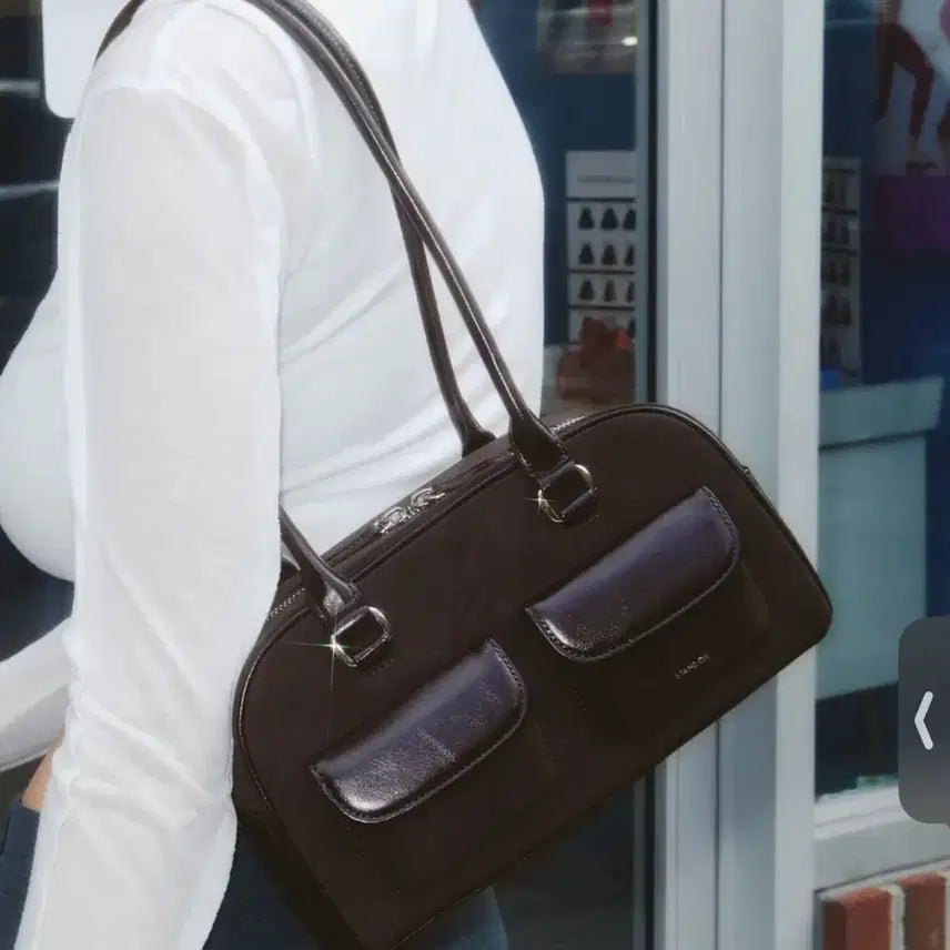 [BUNJANG] Stand Oil Chুবy Bag Marron Combi / 스탠드오일 츄비백 마론 콤비
