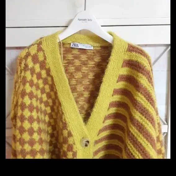 [BUNJANG] ZARA Knit Cardigan Sweater / 자라 니트 스웨터 가디건/통통66~77