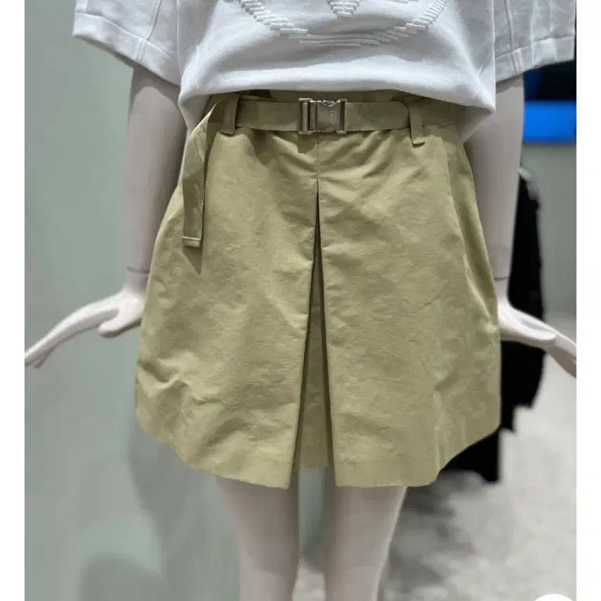 [SOLD OUT] 듀엘 벨티드 맞주름 큐롯팬츠(새상품)