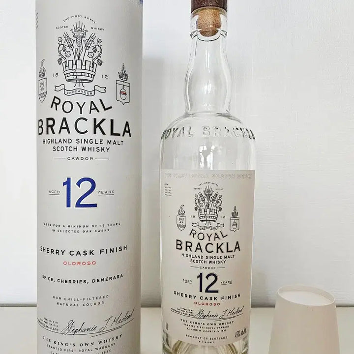 [BUNJANG] ROYAL BRACKLA 12 Year Old Whiskey Empty Bottle / ROYAL BRACKLA 브라클라 12년산 위스키 공병 빈병 양주 수집