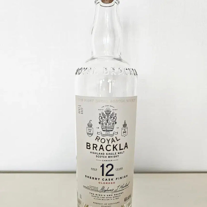 [BUNJANG] ROYAL BRACKLA 12 Year Old Whiskey Empty Bottle / ROYAL BRACKLA 브라클라 12년산 위스키 공병 빈병 양주 수집