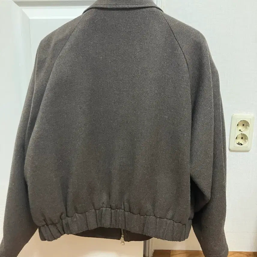 [BUNJANG] Insilence Wool Blend Flight Blouson Jacket / 울 블렌드 플라이트 블루종 COCOA BROWN