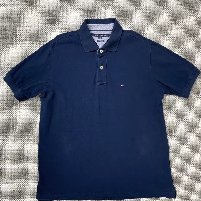 [BUNJANG] Tommy Hilfiger Navy Polo T-Shirt (Men&
