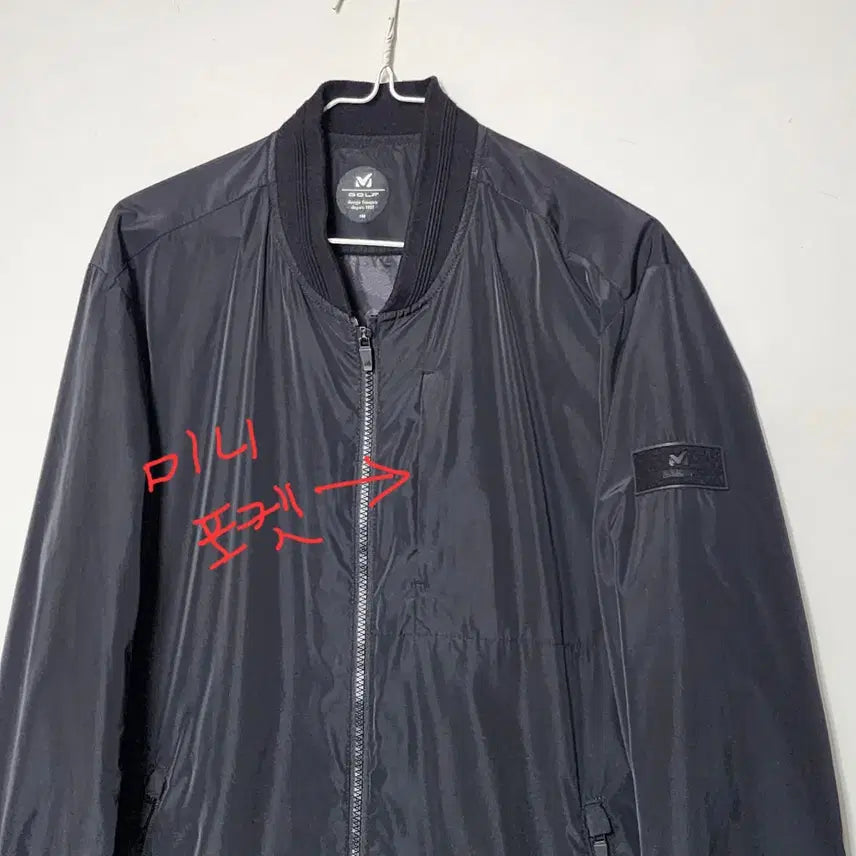 [BUNJANG] Millet Golf Windbreaker Jacket (Black) 105 / 쪼리샵 밀레 골프 바람막이 105