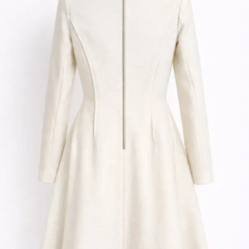 [BUNJANG] Sandro Wool Blend A-Line Dress / 산드로 울 원피스
