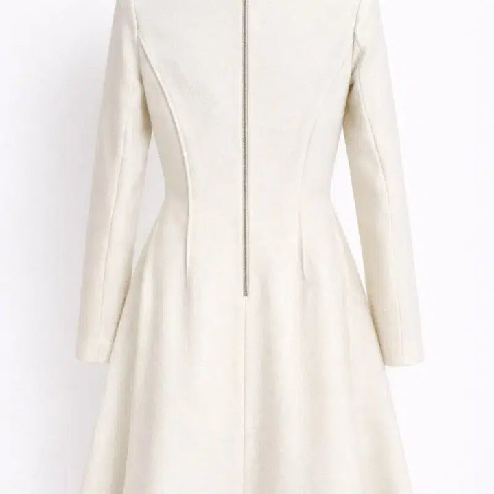[BUNJANG] Sandro Wool Blend A-Line Dress / 산드로 울 원피스