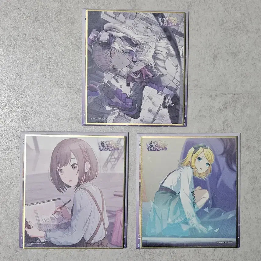[BUNJANG] Nigo Project Sekai Akiyama Mizuki Shinonome Ena Kagamine Rin Color Paper / 프세카 니고 엠퍼플 색지 아키야마 미즈키 시노노메 에나 카가미네 린