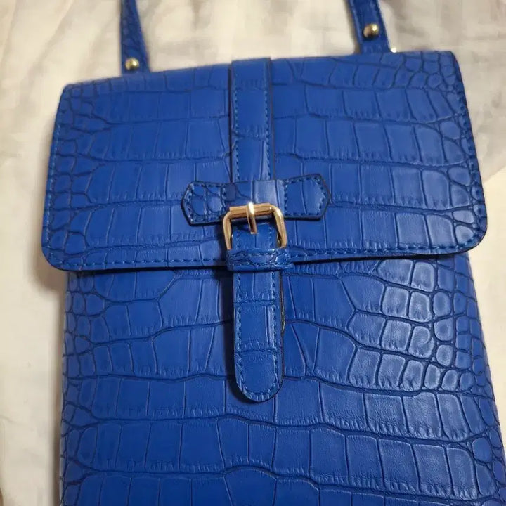 [BUNJANG] Pvc Crossbody Bag Cobalt Blue / 미착용 크로스백 20*24 cm pvc 국산 Lulu