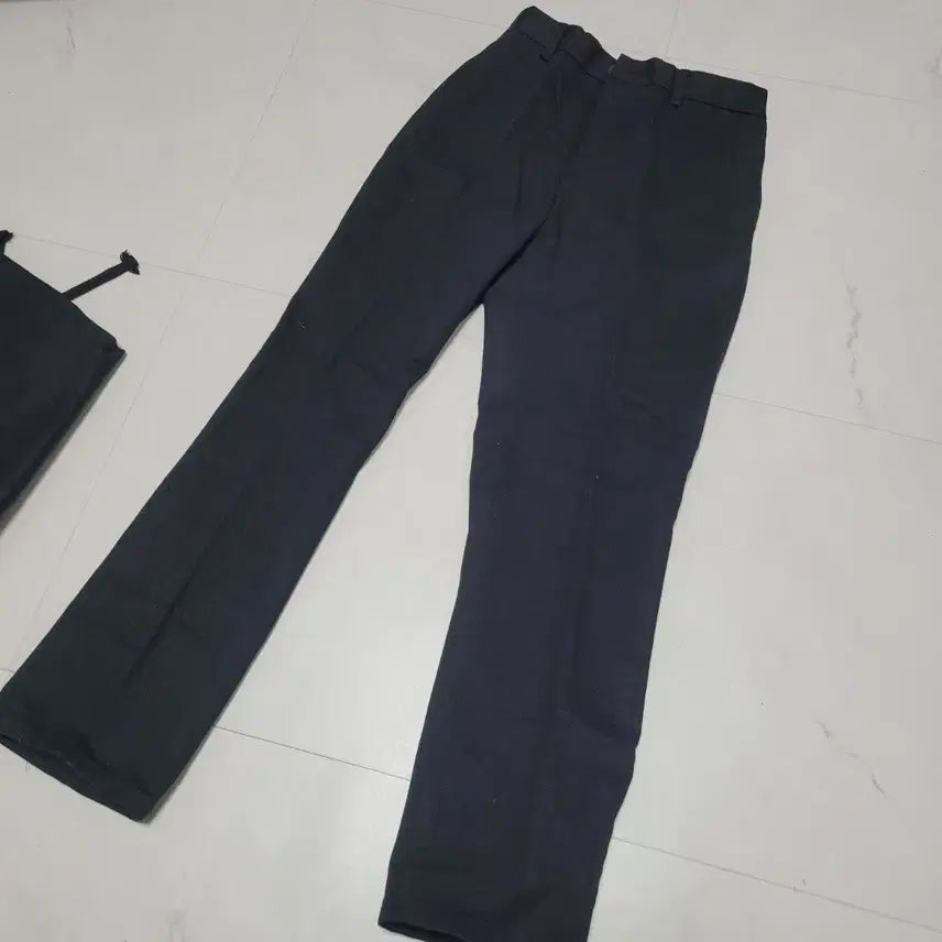 [BUNJANG] Black Cotton Casual Slack Pants - Size M / 블랙 슬랙스 면 바지 캐주얼 m 사이즈
