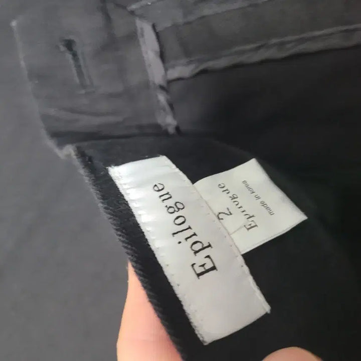 [BUNJANG] Black Cotton Casual Slack Pants - Size M / 블랙 슬랙스 면 바지 캐주얼 m 사이즈
