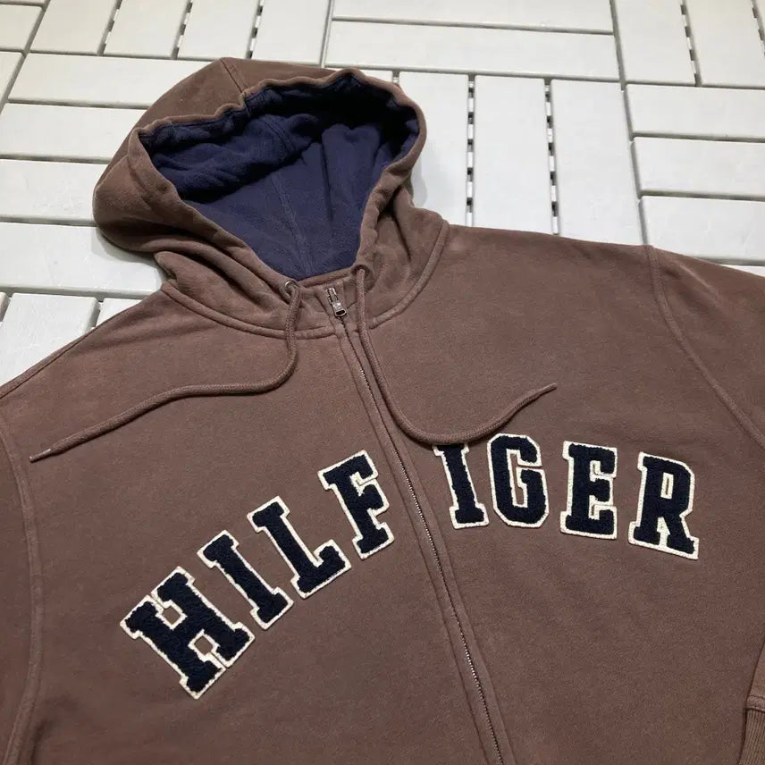 [BUNJANG] Tommy Hilfiger Vintage Hooded Zip-Up Jacket / [XL]타미힐피거 빈티지 후드집업 0348
