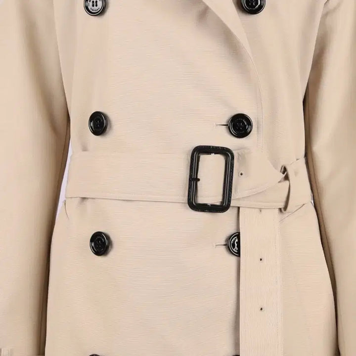 [BUNJANG] Burberry Harbourne Mid Trench Coat Stone UK4 / 버버리 하본 미드 트렌치코트 스톤컬러 UK4사이즈