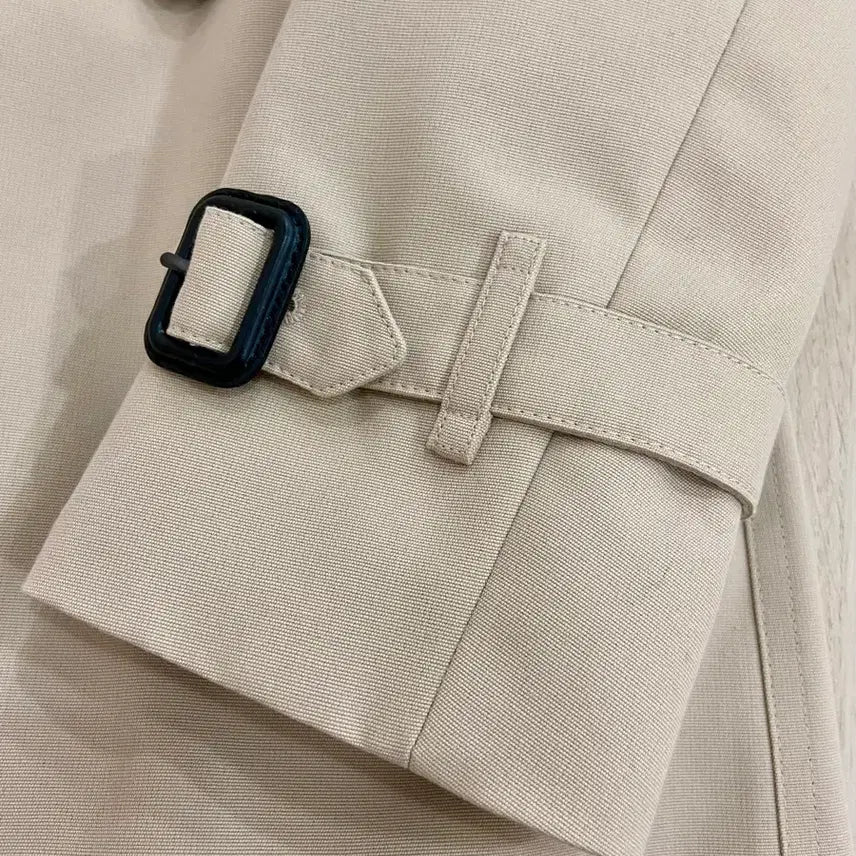 [BUNJANG] Burberry Harbourne Mid Trench Coat Stone UK4 / 버버리 하본 미드 트렌치코트 스톤컬러 UK4사이즈