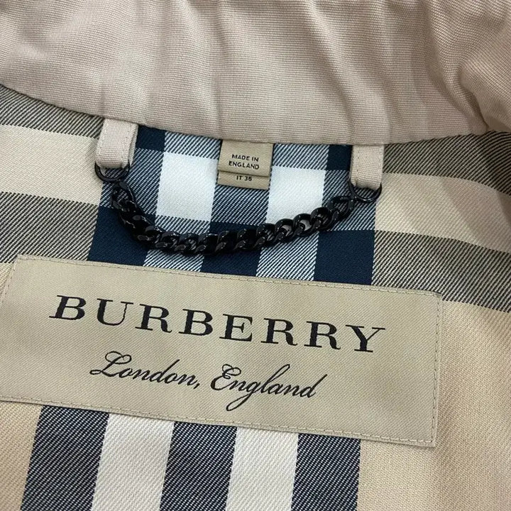 [BUNJANG] Burberry Harbourne Mid Trench Coat Stone UK4 / 버버리 하본 미드 트렌치코트 스톤컬러 UK4사이즈