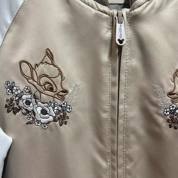 [BUNJANG] Disney Bambi Gold Satin Jacket / 디즈니 밤비 스카잔 골드 95사이즈
