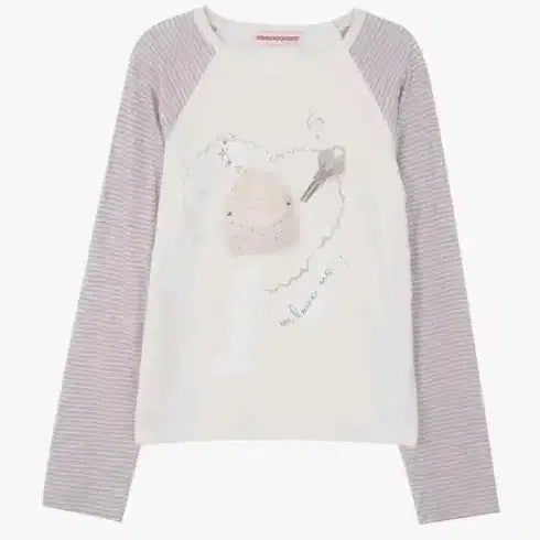 [BUNJANG] Highschool Disco Letter Graphic Raglan Long Sleeve / 하이스쿨디스코 레터그래픽 레글런 롱슬리브