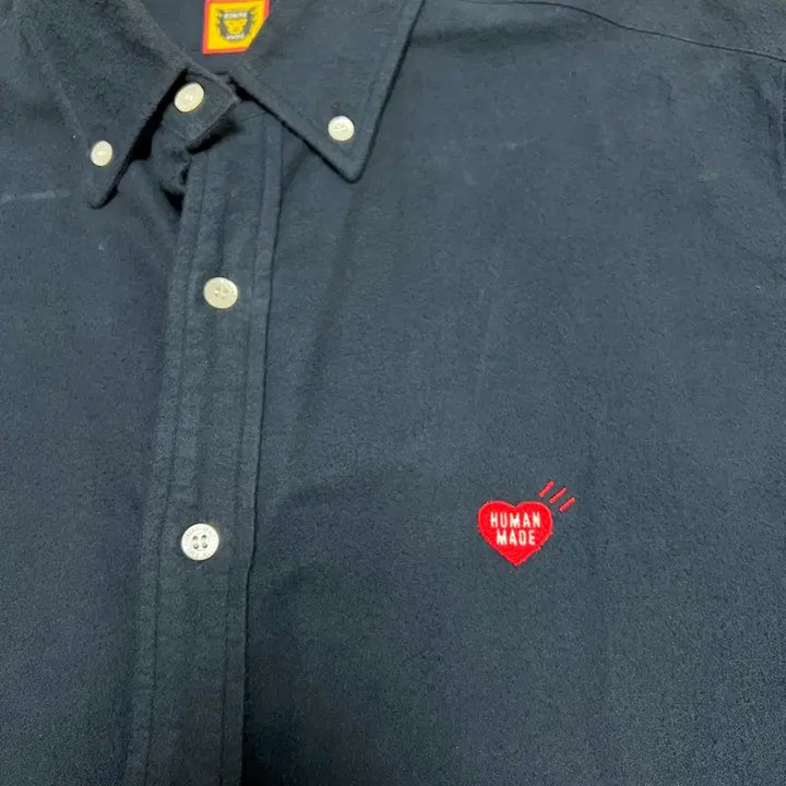[BUNJANG] Human Made Flannel Navy Shirt / Human made 휴먼메이드 플라넬 네이비 셔츠