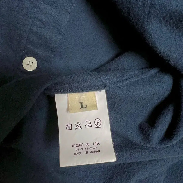 [BUNJANG] Human Made Flannel Navy Shirt / Human made 휴먼메이드 플라넬 네이비 셔츠