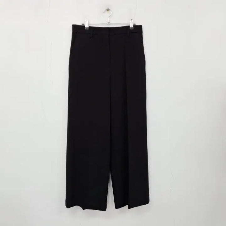 [BUNJANG] System 23 Wide Slacks Pants Black / 시스템 23 와이드 슬랙스 팬츠 여성 67 블랙
