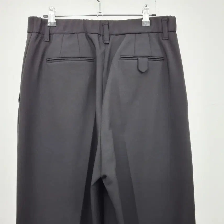 [BUNJANG] System 23 Wide Slacks Pants Black / 시스템 23 와이드 슬랙스 팬츠 여성 67 블랙