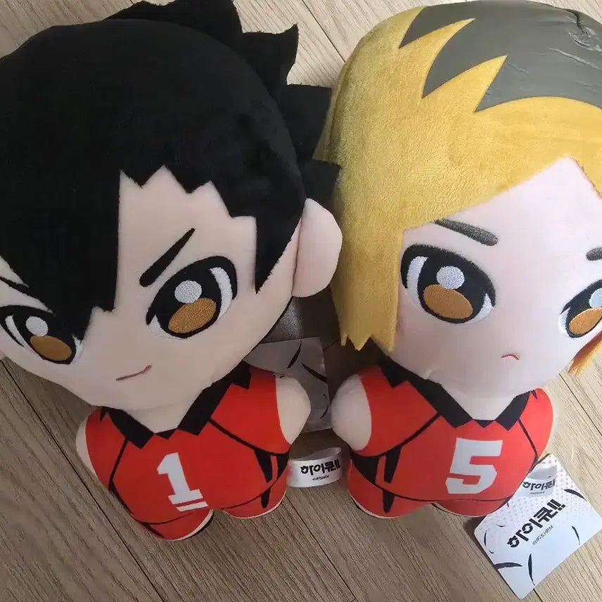 [BUNJANG] Haikyuu!! Nekomata Kuroo Kenma Large Plush Bundle Set / 하이큐 빅누이 네코마 쿠로오 켄마 일괄