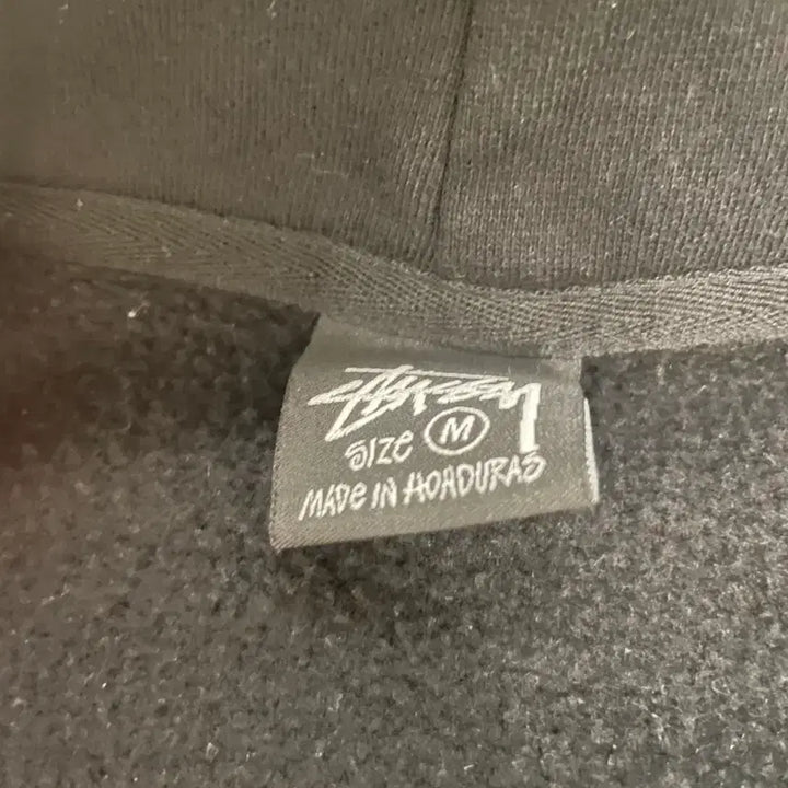 [BUNJANG] Stussy Hoodie Zip-up Black Logo / 스투시 후드집업 블랙 로고