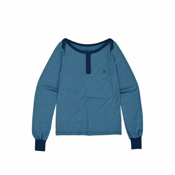 [BUNJANG] Nocontent Boatneck Stripe T-shirt / 노컨텐츠 보트넥 스트라이프 티