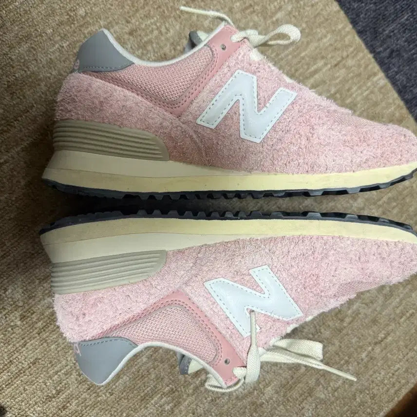 [BUNJANG] New Balance 574 Heritage Pink Sneakers / 뉴발란스 574 헤리티지 핑크 (235)