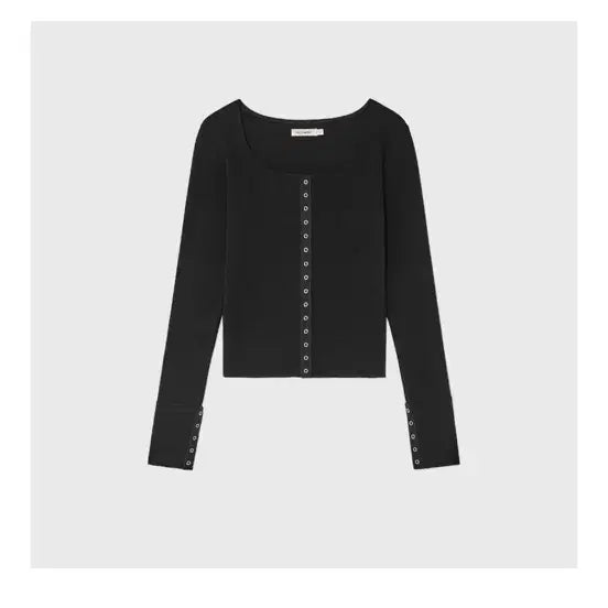 [SOLD OUT] 글로니 NU NOSTALGIA LONG SLEEVE BLACK S
