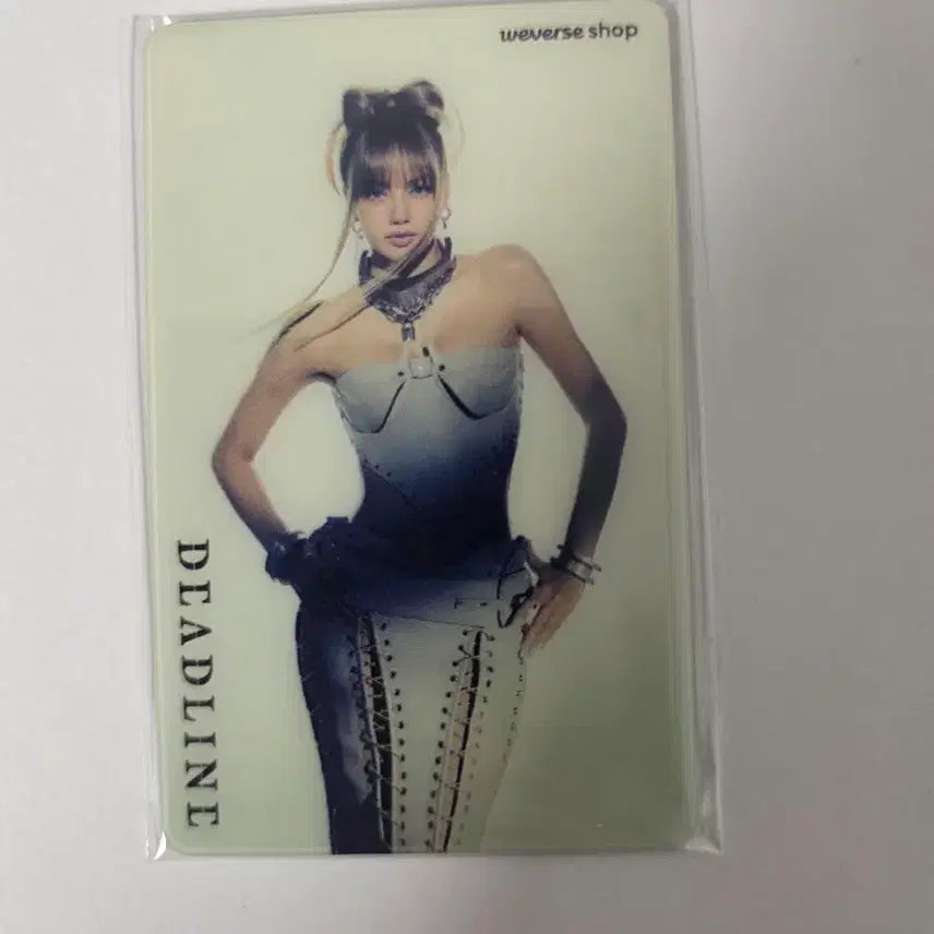 [BUNJANG] Blackpink Lisa Weverse Deadline Lucky Draw POB Mirror Photocard / 블랙핑크 블핑 포토카드 포카 데드라인 위버스 럭드 특전  거울 리사