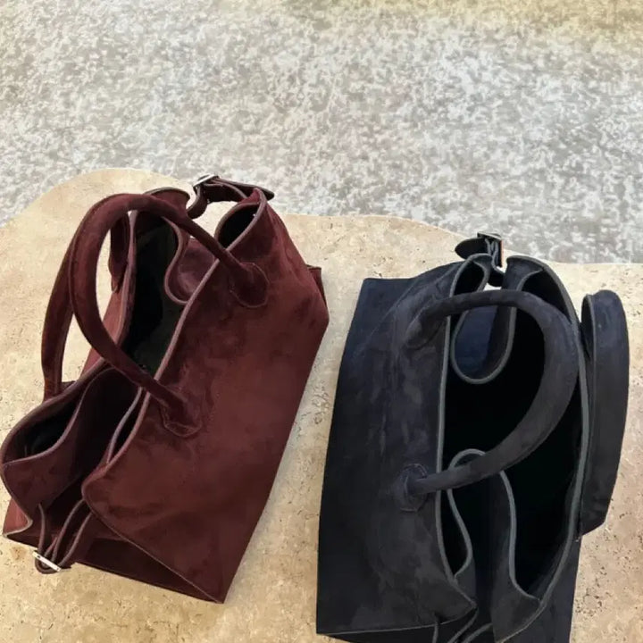 [BUNJANG] Myi-co Manhattan Bag Burgundy Brown Tote / 마이아이코 맨하튼 백 버건디 브라운