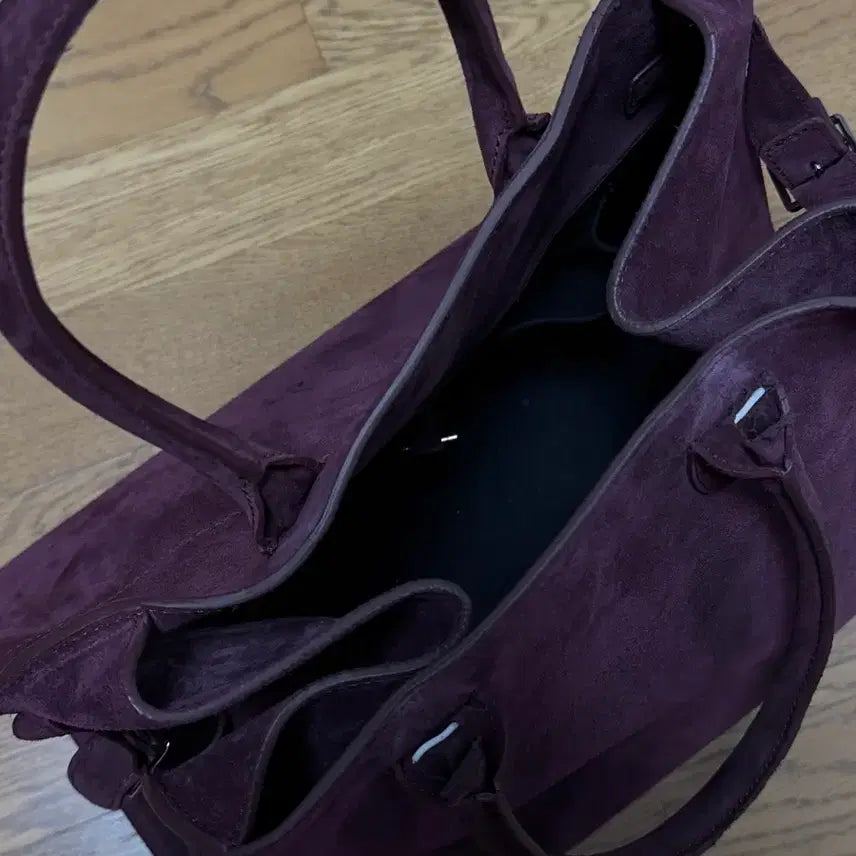 [BUNJANG] Myi-co Manhattan Bag Burgundy Brown Tote / 마이아이코 맨하튼 백 버건디 브라운
