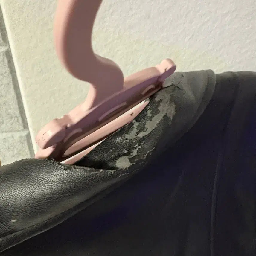 [BUNJANG] Lafarge Store Black Leather Rider Jacket / 라퍼지스토어 블랙 레더 라이더 자켓