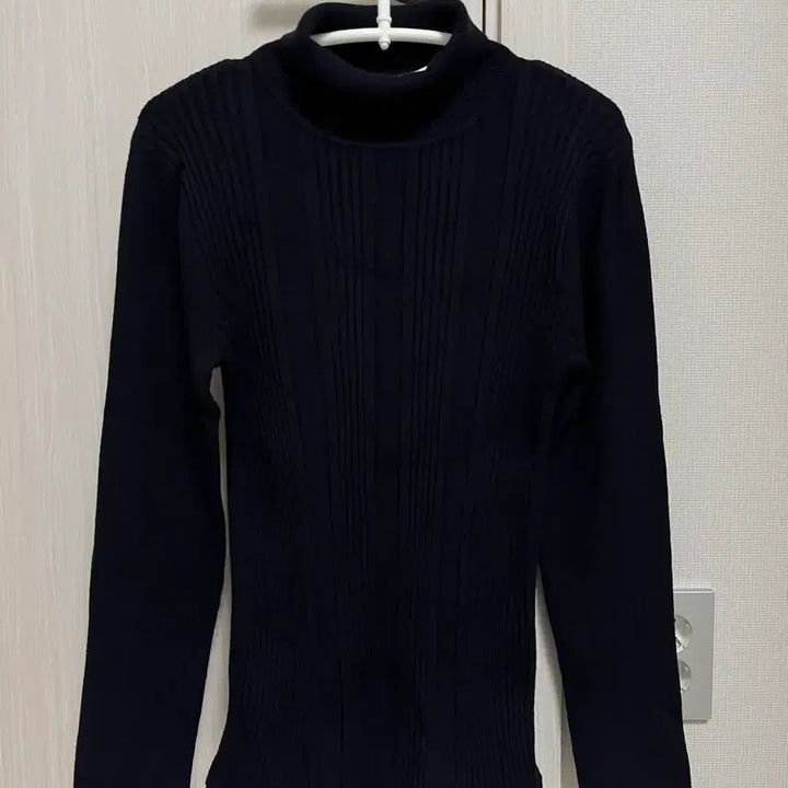 [BUNJANG] All For You Ribbed Knit Turtleneck T-shirt / (새상품)올포유 여성 골지 터틀넥 니트